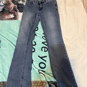 Stylish Blue Flare Women's Jeans